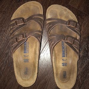 Leather Habana Birkenstocks